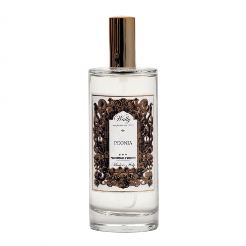 Wally 1925 Profumatore d'Ambiente Peonia 100ml Flacone spray in vetro Wally 1925 Profumatore d'Ambiente Peonia 100ml Flacone spray in vetro