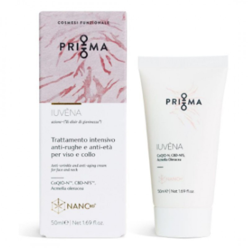 Confezione esterna e tubetto di Iuvena Crema Antietà Viso Collo e Occhi 50ml