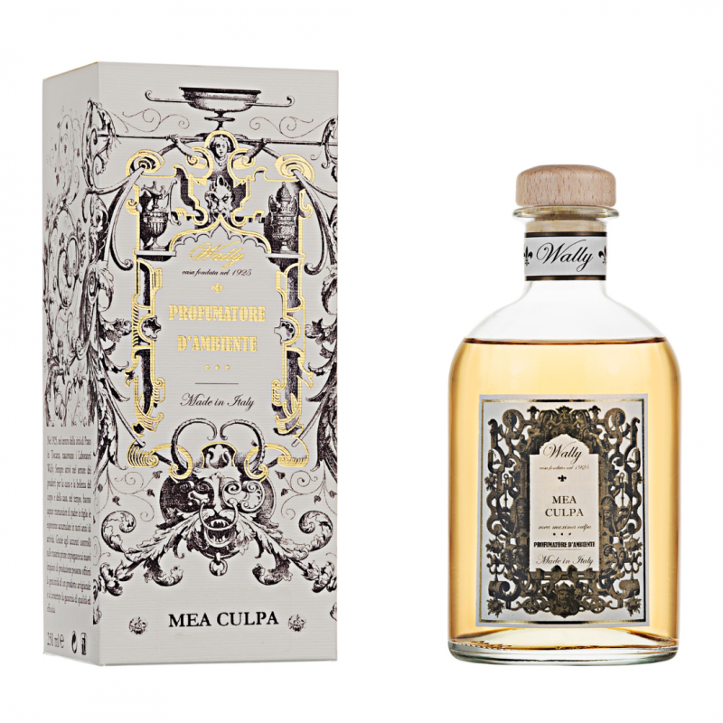 Wally 1925 Profumatore d'Ambiente Mea Culpa 250ml flacone in vetro