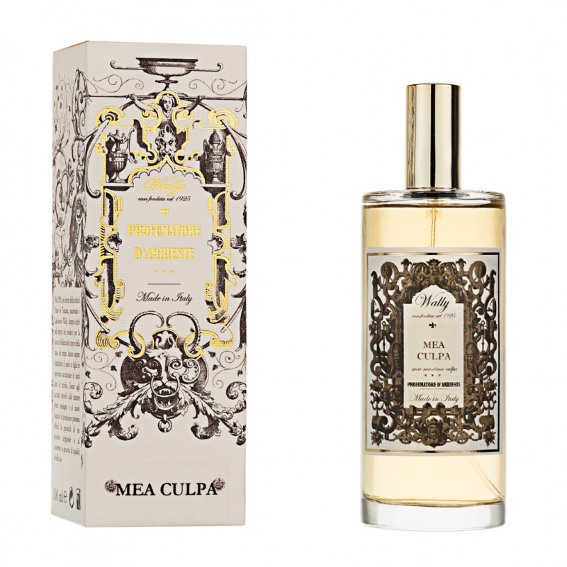 Wally 1925 Profumatore d'Ambiente Mea Culpa Spray 100ml flacone in vetro