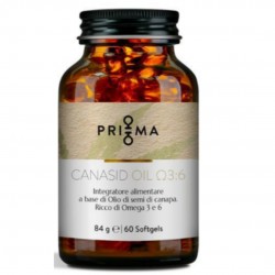 Barattolo in vetro di Canasid Oil Integratore Rigenerante Pelle 60 Softgels Barattolo in vetro di Canasid Oil Integratore Rigenerante Pelle 60 Softgels