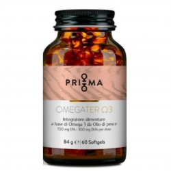 Barattolo in vetro di Omegater Integratore Omega 3 Benessere Pelle 60 Softgels Barattolo in vetro di Omegater Integratore Omega 3 Benessere Pelle 60 Softgels