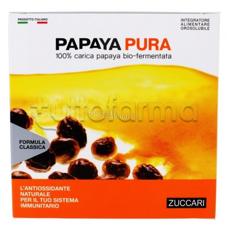 Zuccari Papaya Pura Integratore Antiossidante 30 Bustine Orosolubili