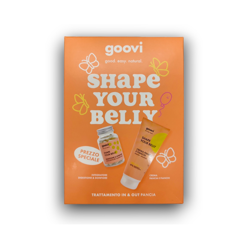 Scatola Goovi Box Shape Your Belly Integratore + Crema