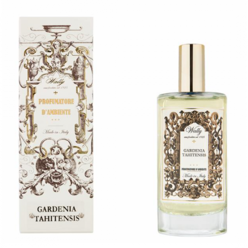Wally 1925 Profumatore d'Ambiente Gardenia Tahitensis Spray 100ml flacone spray in vetro