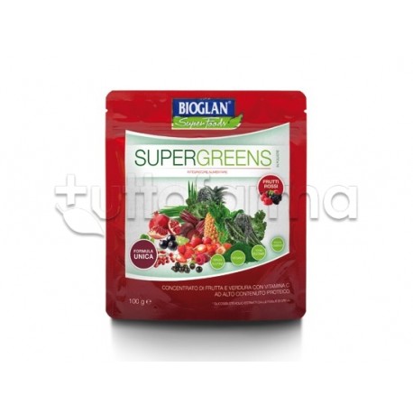 Named Bioglan Supergreens Frutti Rossi 100g Named Bioglan Supergreens Frutti Rossi 100g