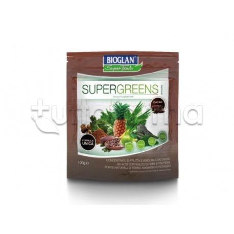 Named Bioglan Supergreens Cacao 100g