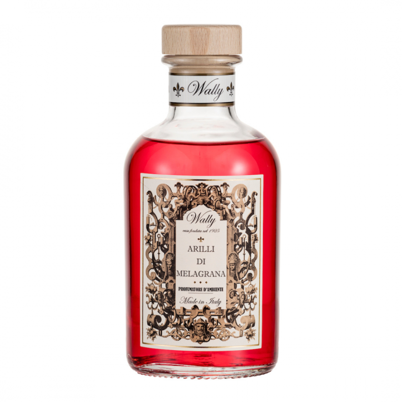 Wally 1925 Profumatore d'Ambiente Arilli di Melagrana Ricarica 500ml flacone in vetro