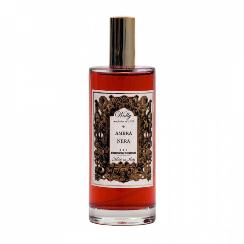 Wally 1925 Profumatore d'Ambiente Ambra Nera Spray 100ml flacone in vetro