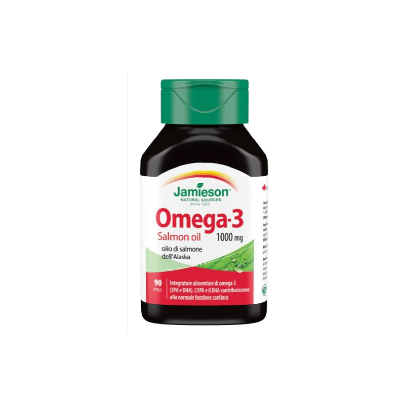 Biovita Jamieson Omega 3 Salmon Oil Integratore per Cuore 90 Perle Singole