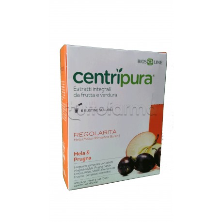 Bios Line Centripura Regolarità Centrifugato Frutta e Verdura 6 Bustine