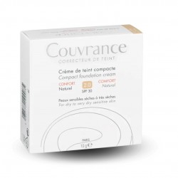 Scatola esterna di Avene Couvrance Crema Compatta Colorata SPF 30 Effetto Mat Vellutato 2.0 Color Naturale 10g Scatola esterna di Avene Couvrance Crema Compatta Colorata SPF 30 Effetto Mat Vellutato 2.0 Color Naturale 10g