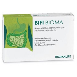 Bifibioma Integratore per Benessere Intestinale 30 Capsule Singole Bifibioma Integratore per Benessere Intestinale 30 Capsule Singole