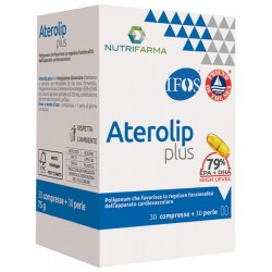 Aterolip Plus Integratore per Cuore 30 Compresse + 30 Perle Singole