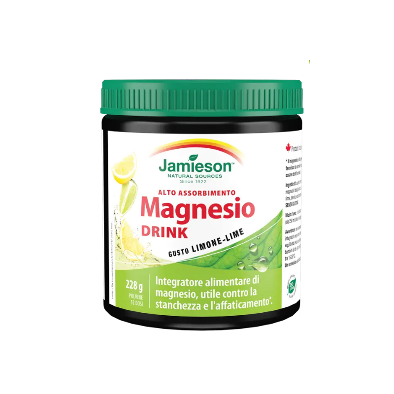 Jamieson Magnesio Drink Integratore Energizzante 228grammi