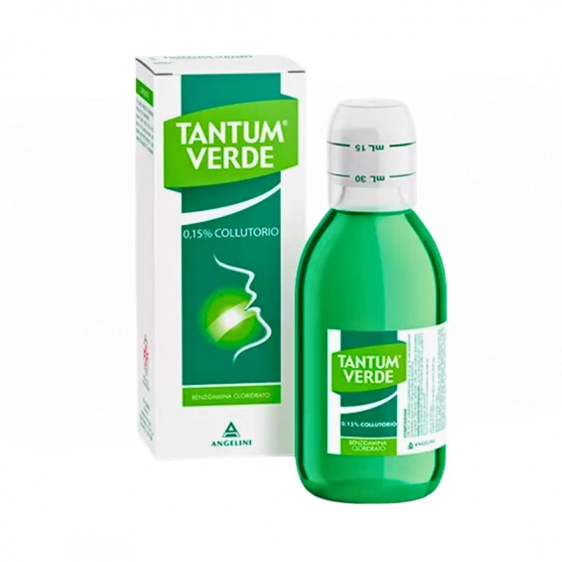 confezione di Tantum Verde Bocca Collutorio 120 ml per Irritazioni di Bocca e Gola