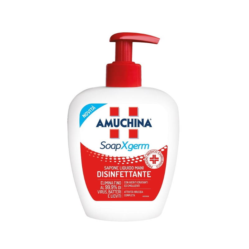 flacone di Amuchina Sapone Liquido Disinfettante 250ml