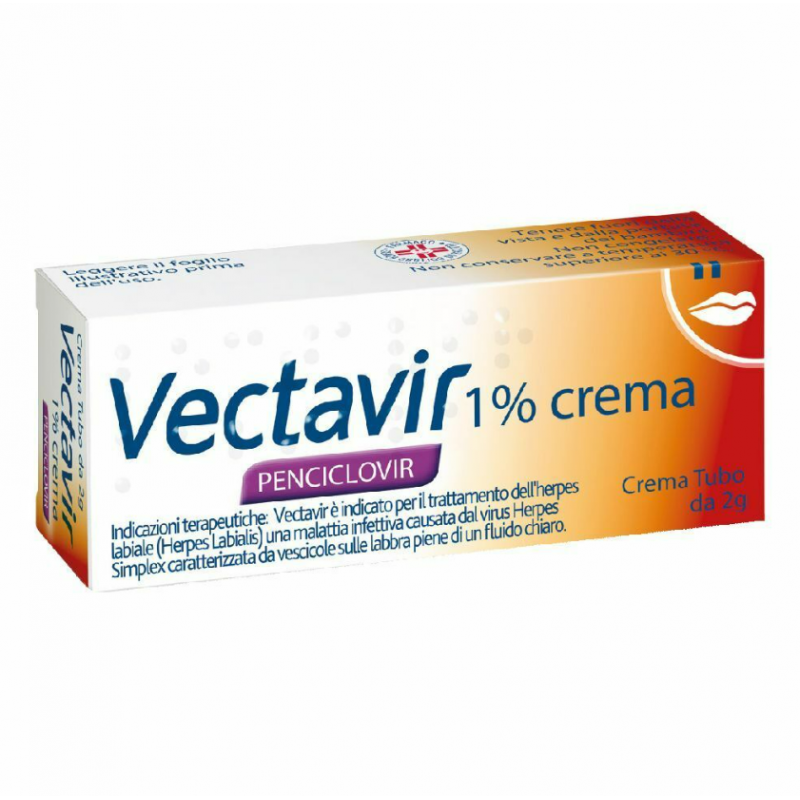Vectavir Crema 2 gr 1% per Herpes Labiale