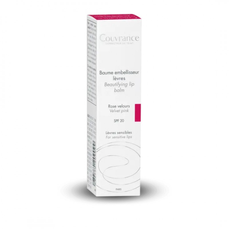 Scatola esterna Avene Couvrance Balsamo Labbra SPF20 Colore Rosa Velvet 1 Rossetto Scatola esterna Avene Couvrance Balsamo Labbra SPF20 Colore Rosa Velvet 1 Rossetto