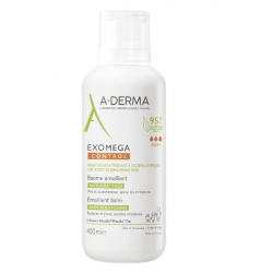 Flacone con A-Derma Exomega Control Balsamo Emolliente 400ml