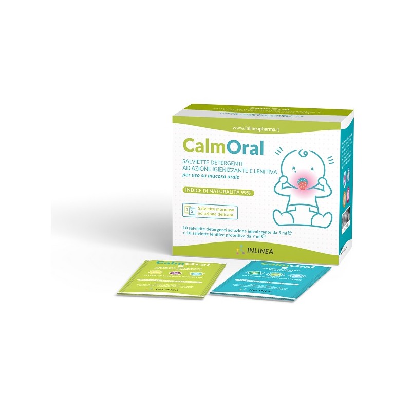 CalmOral Salviette Detergenti e Lenitive per Igiene Orale 10 Salviette Detergenti da 5 ml e 10 Salviette Lenitive da 7 ml CalmOral Salviette Detergenti e Lenitive per Igiene Orale 10 Salviette Detergenti da 5 ml e 10 Salviette Lenitive da 7 ml