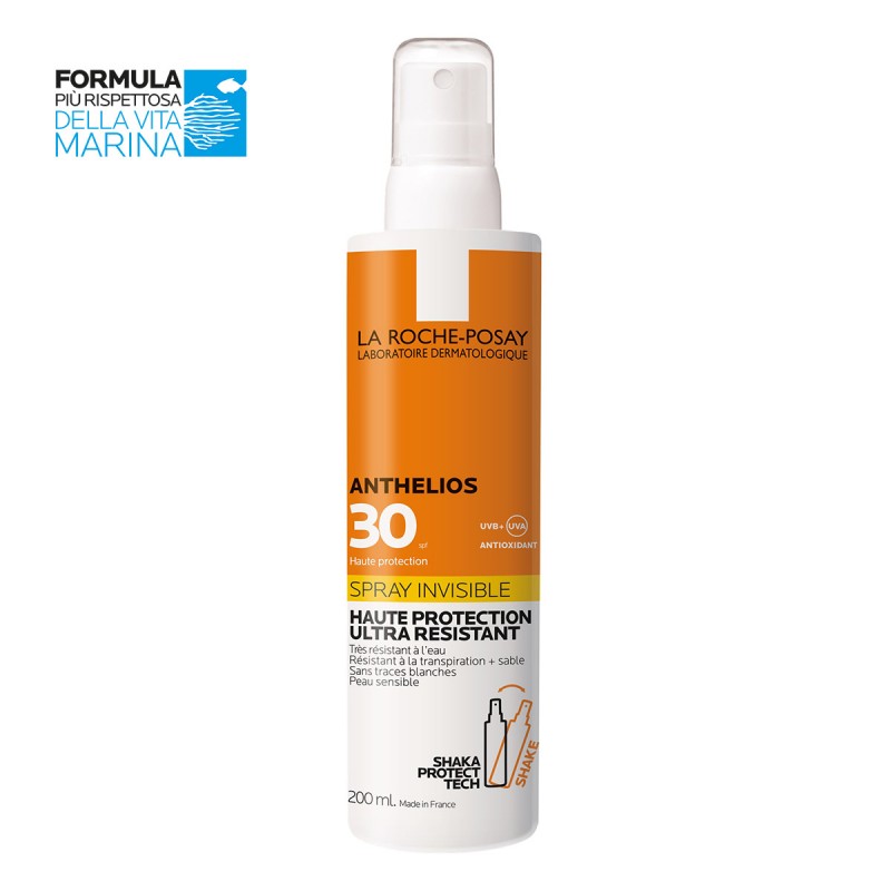 La Roche Posay Anthelios Shaka Spray Solare Invisibile Corpo SPF30 Pelle Sensibile 200ml La Roche Posay Anthelios Shaka Spray Solare Invisibile Corpo SPF30 Pelle Sensibile 200ml