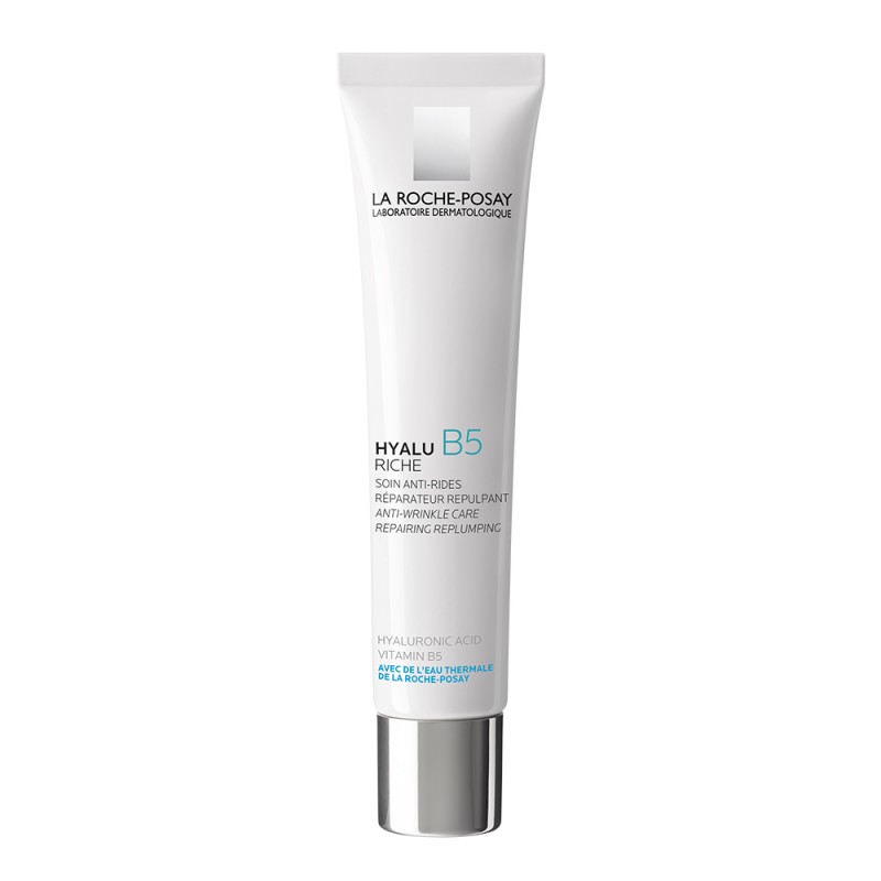 tubo di La Roche Posay Hyalu B5 Crema Viso Ricca Antirughe 40ml