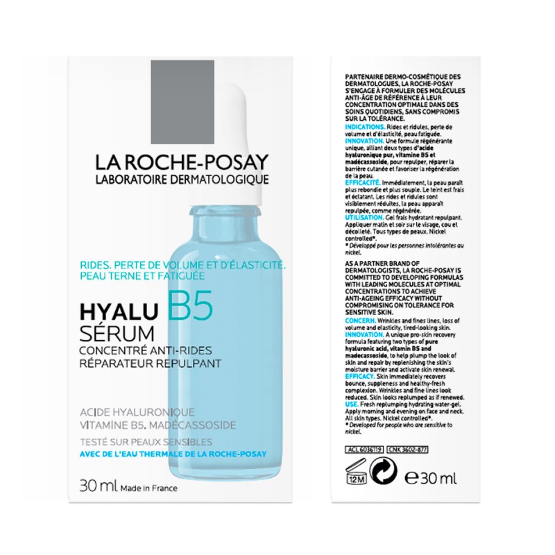 scatola di La Roche Posay Hyalu B5 Siero Viso