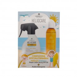 Scatola contenente Heliocare 360° Atopic Lotion Spray + Avalon Detergente kit da 2 pezzi Scatola contenente Heliocare 360° Atopic Lotion Spray + Avalon Detergente kit da 2 pezzi