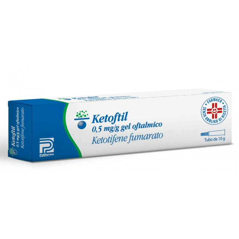Ketoftil Oftalmico Gel 10 gr 0,05% per Occhi Allergici
