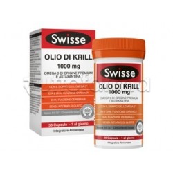 Swisse Olio di Krill Integratore per Cuore e Cervello 1000mg 30 Capsule Swisse Olio di Krill Integratore per Cuore e Cervello 1000mg 30 Capsule