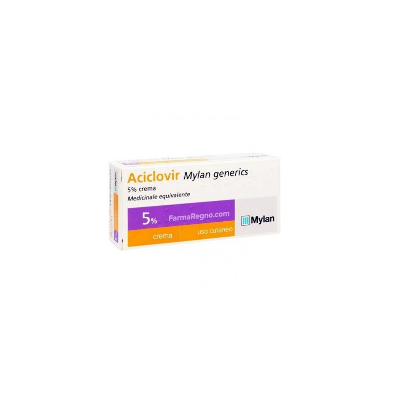 scatola di Aciclovir Mylan Generics Crema 3 Grammi 5%