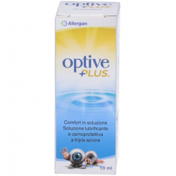 scatola di Optive Plus Collirio Idratante Lubrificante 10ml