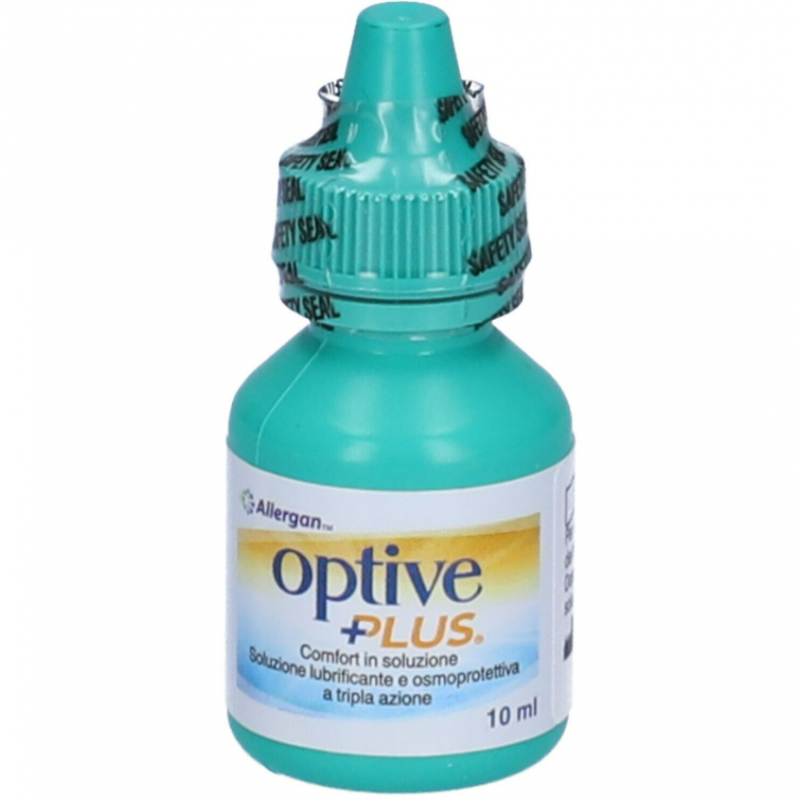flacone di Optive Plus Collirio Idratante Lubrificante 10ml