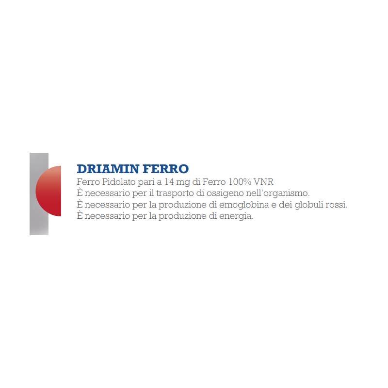 caratteristiche di Driatec Driamin Ferro Integratore di Ferro 15ml caratteristiche di Driatec Driamin Ferro Integratore di Ferro 15ml