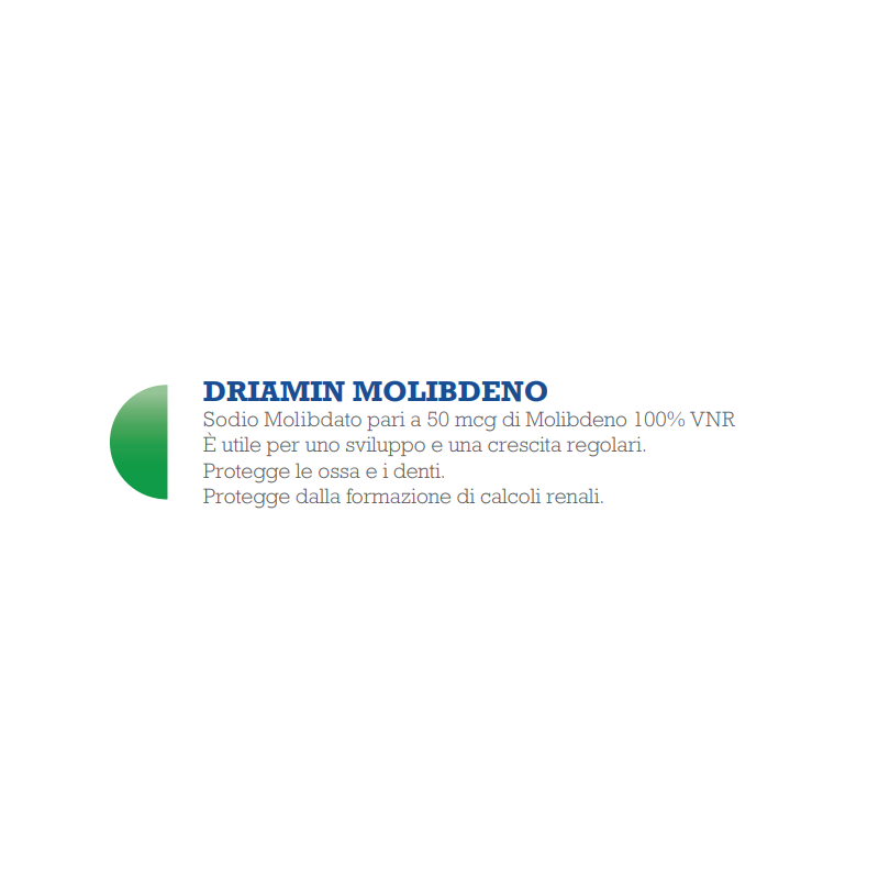 caratteristiche di Driatec Driamin Molibdeno 15 ml caratteristiche di Driatec Driamin Molibdeno 15 ml