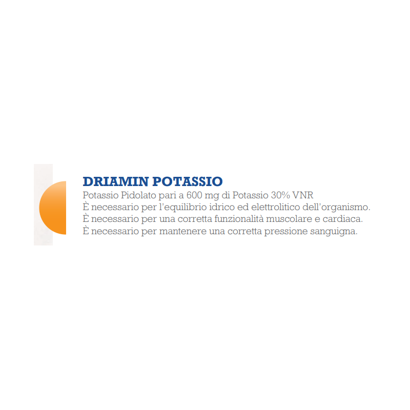 caratteristiche di Driatec Driamin Potassio Integratore 15 ml caratteristiche di Driatec Driamin Potassio Integratore 15 ml