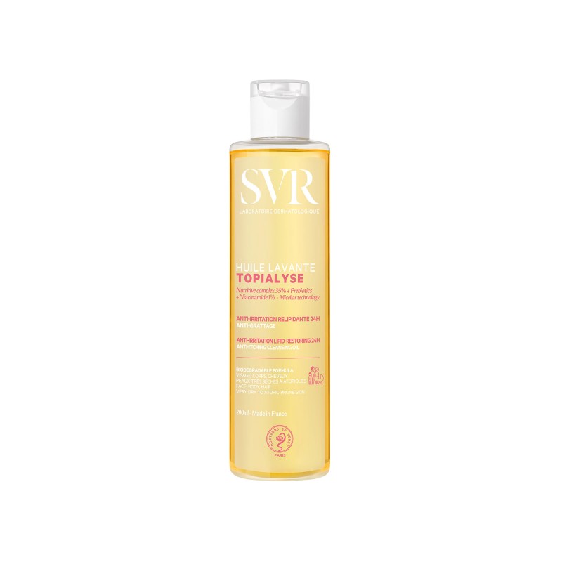 flacone di SVR Topialyse Nuova Formula Olio Lavante 200ml flacone di SVR Topialyse Nuova Formula Olio Lavante 200ml