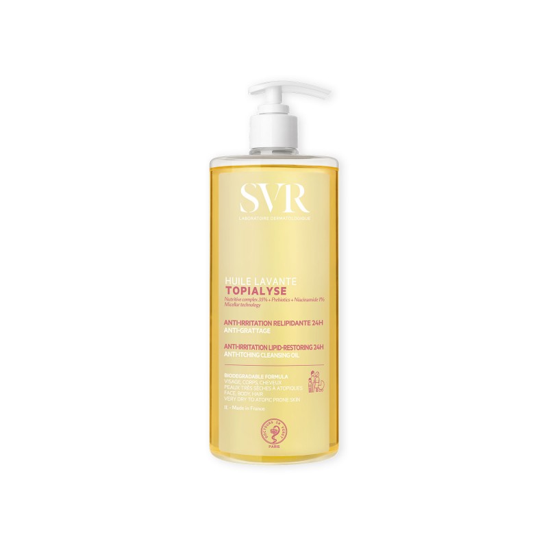 flacone di SVR Topialyse Olio Lavante Anti Irritazioni Anti Prurito 1000ml flacone di SVR Topialyse Olio Lavante Anti Irritazioni Anti Prurito 1000ml
