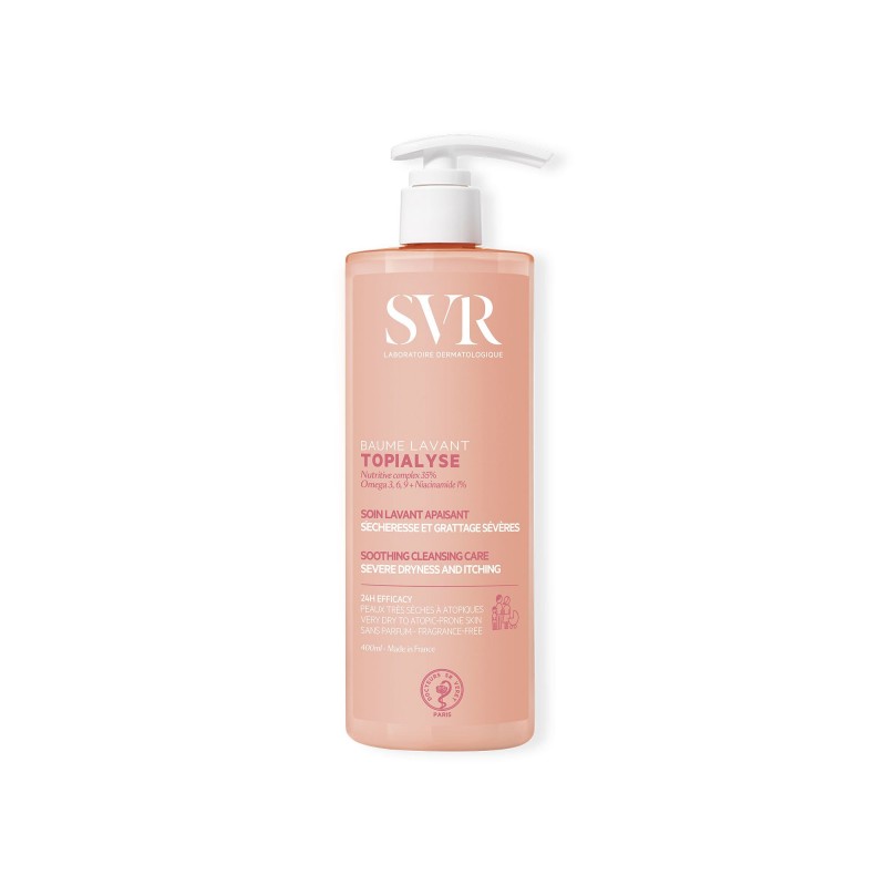 flacone di SVR Topialyse Balsamo Detergente Lenitivo Pelle Molto Secca 400ml flacone di SVR Topialyse Balsamo Detergente Lenitivo Pelle Molto Secca 400ml