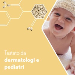 Bambino sorridente e descrizione Aveeno Baby Daily Care Salviettine Detergenti Bambino 72 pz