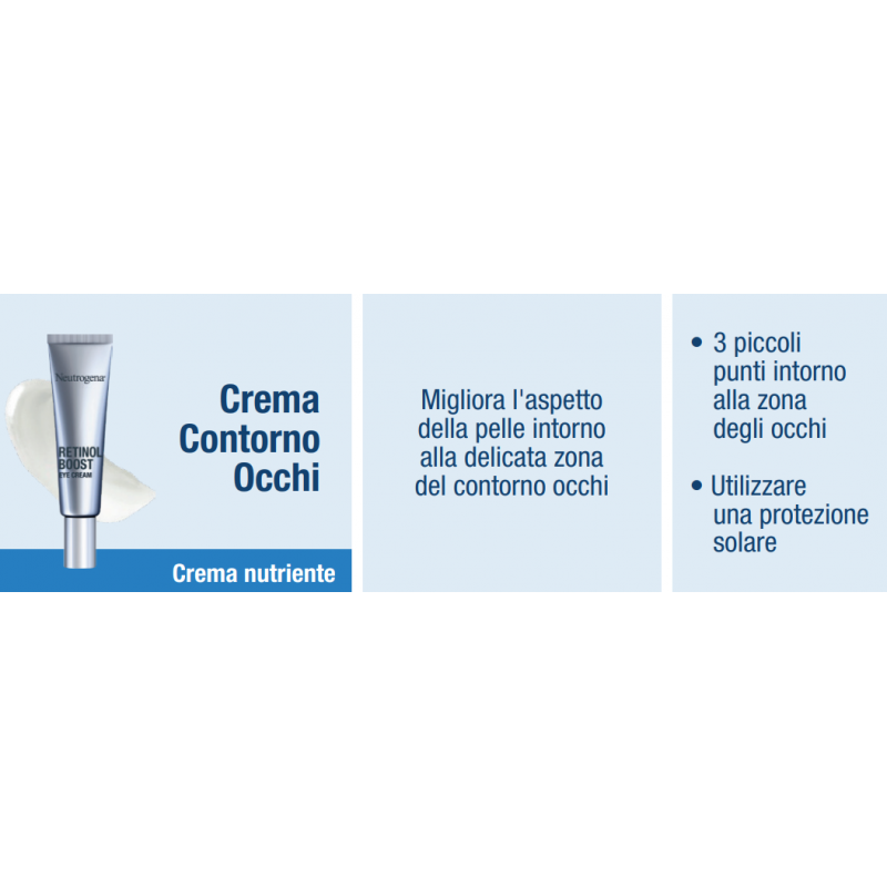 Neutrogena Retinol Boost Contorno Occhi con Retinolo e Acido Ialuronico 15 ml Neutrogena Retinol Boost Contorno Occhi con Retinolo e Acido Ialuronico 15 ml