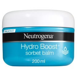 barattolo di Neutrogena Hydro Boost Sorbet Balm Balsamo Corpo Rinfrescante 200ml