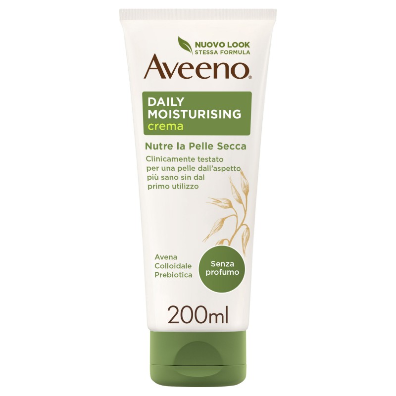 Aveeno Crema Idratante Corpo con Avena Collidale 200ml tubo Aveeno Crema Idratante Corpo con Avena Collidale 200ml tubo
