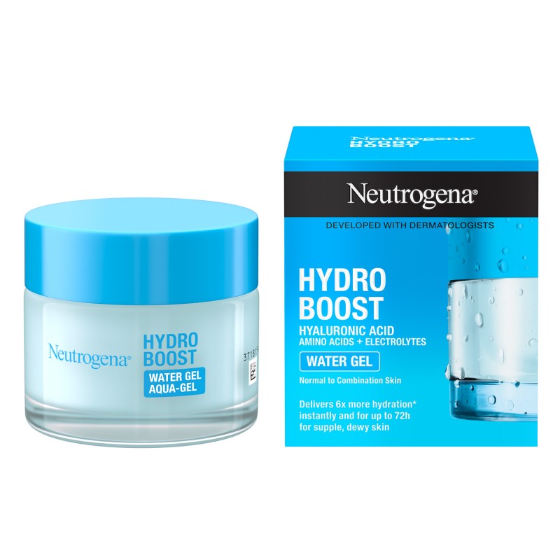 confezione di Neutrogena Hydro Boost Acqua-Gel Idratante 50ml