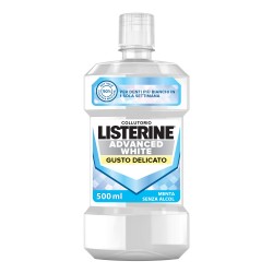 Listerine Advanced White Collutorio Sbiancante Gusto Delicato 500 ml