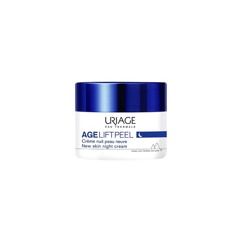 confezione di Uriage Age Lift Peel Crema Notte Peeling Levigante Antietà 50ml