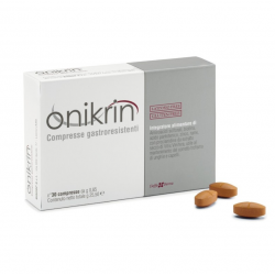 scatola di Onikrin Integratore con Biotina Zinco e Rame 30 Compresse scatola di Onikrin Integratore con Biotina Zinco e Rame 30 Compresse