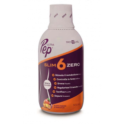 Ultra Pep Slim 6 Zero Zuccheri Mango Maracuja Perdita Peso 500ml flacone Ultra Pep Slim 6 Zero Zuccheri Mango Maracuja Perdita Peso 500ml flacone