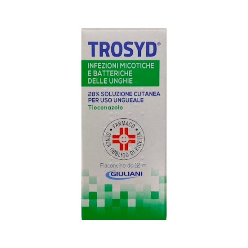 Scatola Trosyd Soluzione Ungueale 12 ml 28% contro Micosi (Funghi) delle Unghie
